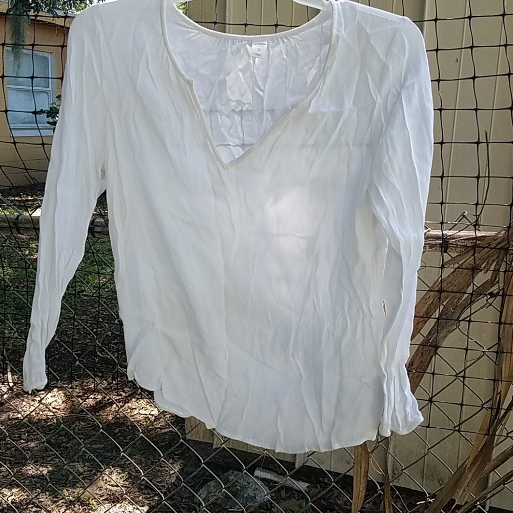 Old Navy White Blouse